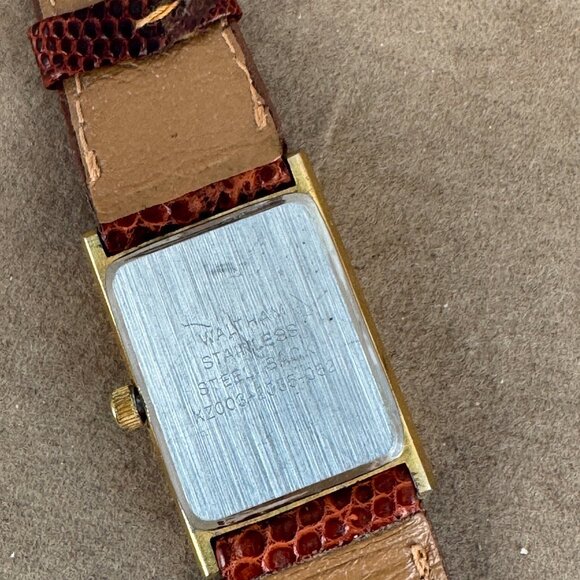 Vintage and Very Unusual Piano Shape face Waltham Diamond  Watch main image 7
